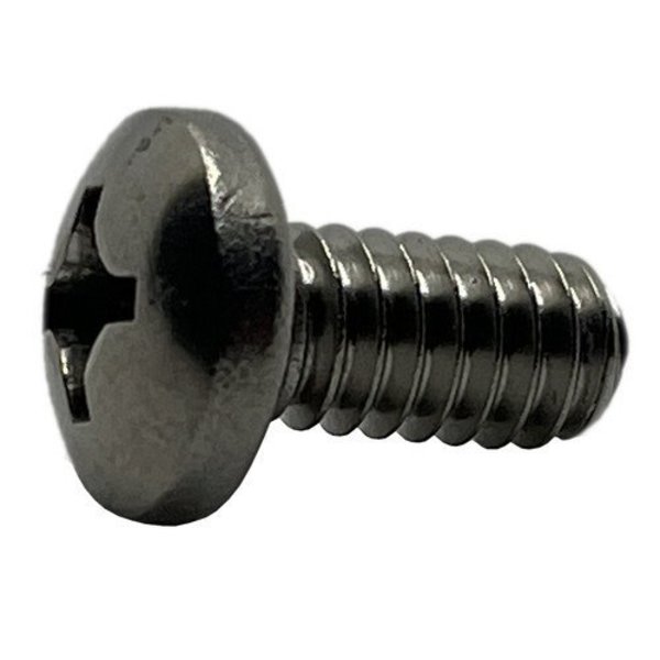 Suburban Bolt And Supply #10-24 x 1 in Phillips Pan Machine Screw, Plain Steel A0180120100P